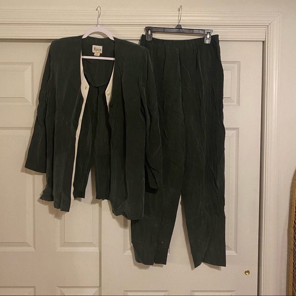 Vintage matching set pantsuit blazer